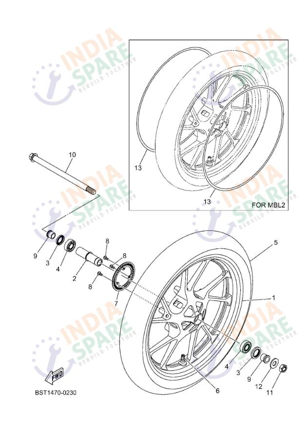 FRONT WHEEL